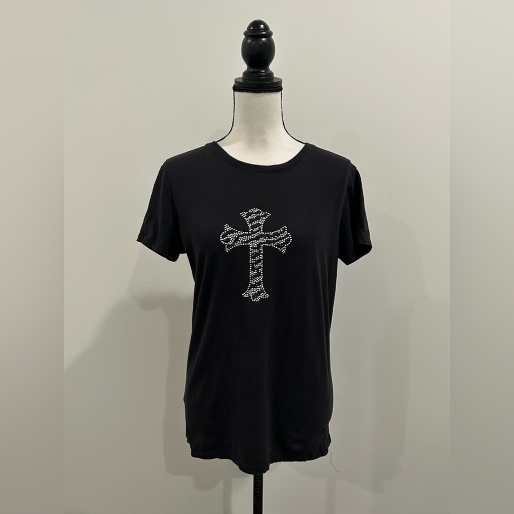 Embellished Cross Tee